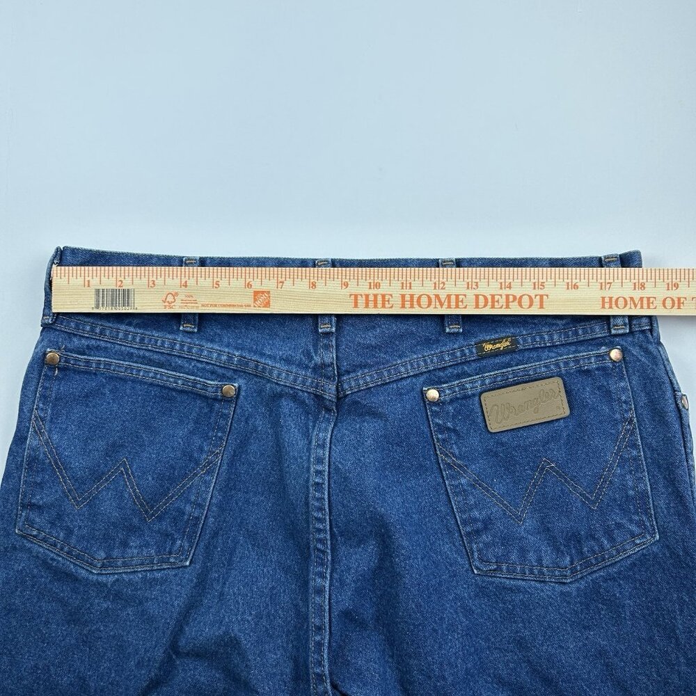 Vintage Wrangler 38X30 100% Cotton Straight Leg Jeans 1013MWZPW Cowboy Cut - Picture 7 of 14